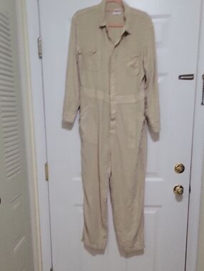 MATE the Label Beige Utility Jumpsuit